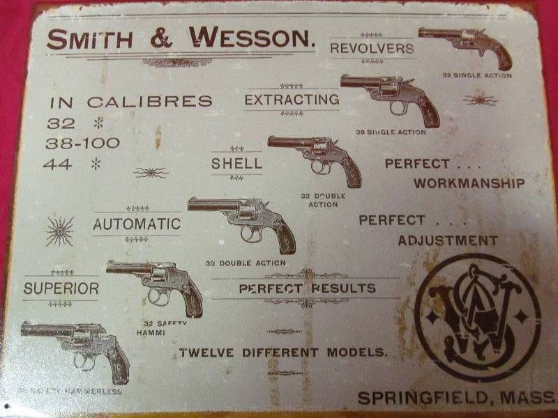 Smith and Wesson sign