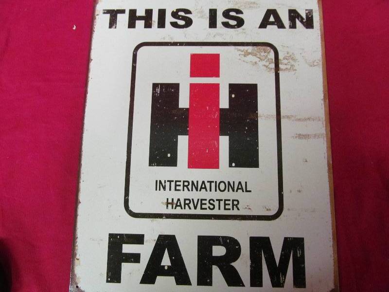 International Harvester sign