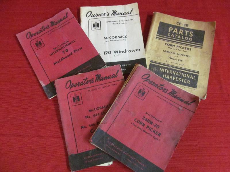 International Harvester manuals