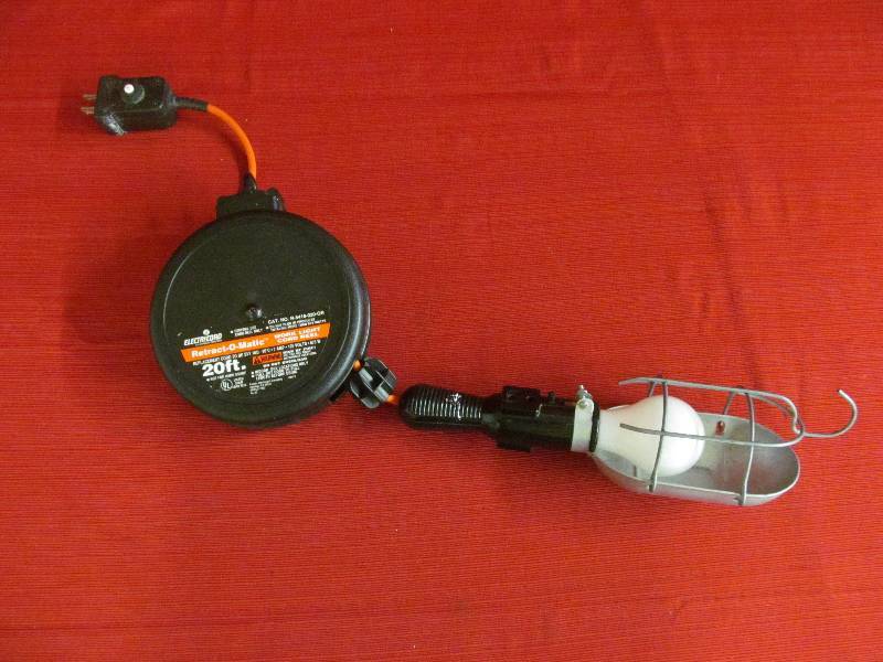 work light cord reel