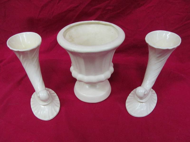Haeger vase set