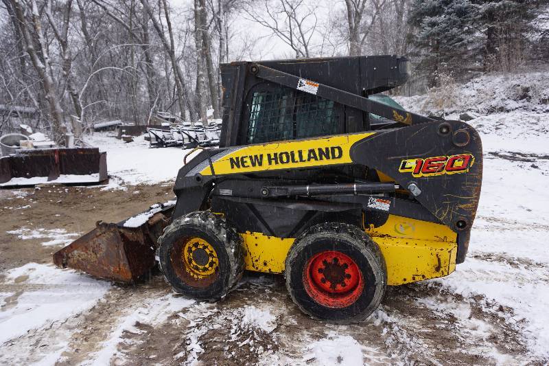 2010 New Holland L160 Skid Loader Skid Steer