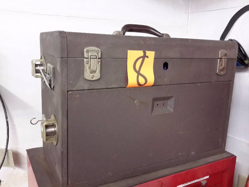 Kennedy Tool Box Over 40 Years Old Brown Wrinkle Paint Top