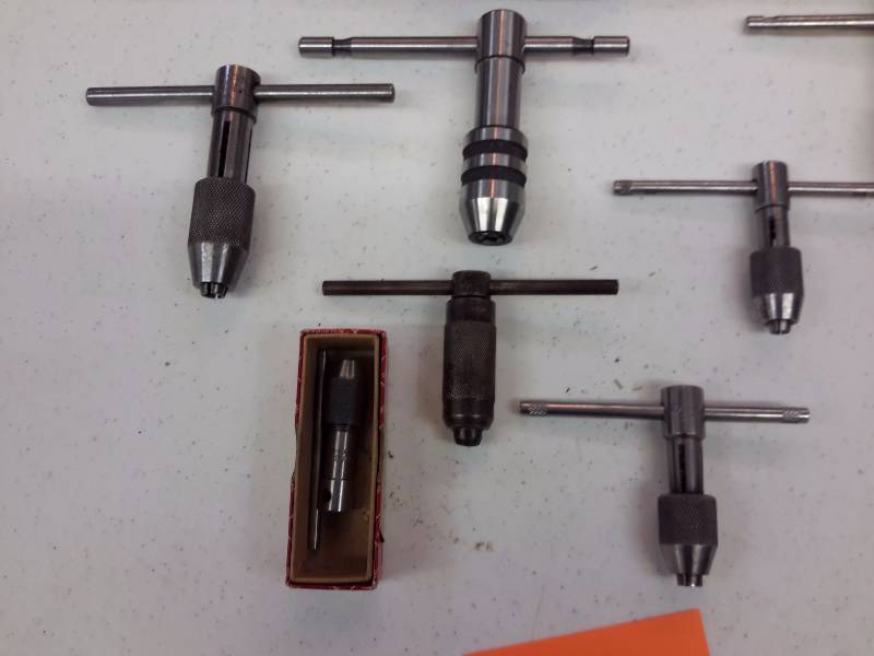 Tap Wrenches and a single Die wrench
