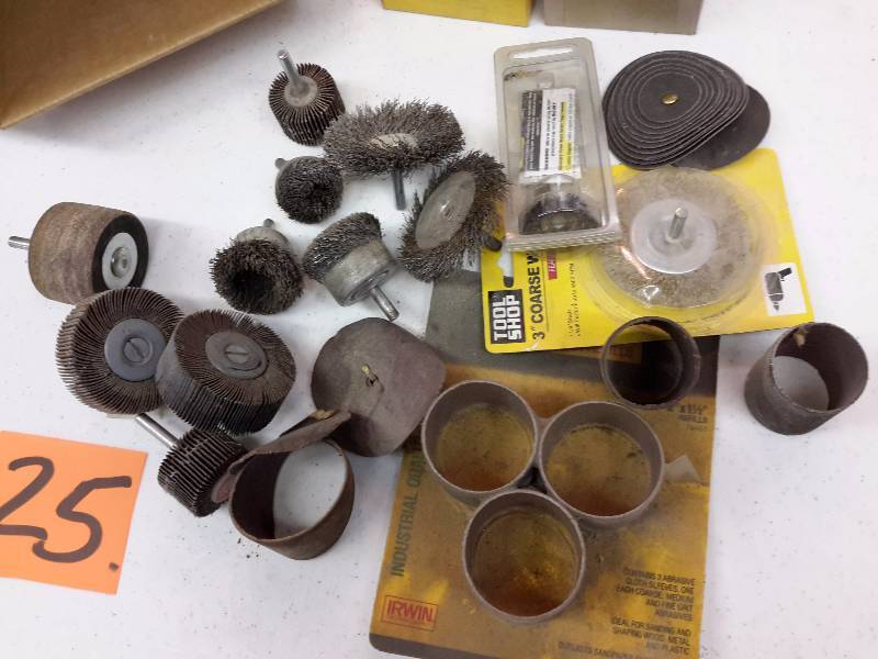Misc. Grinding and Sanding Wheels as pictured