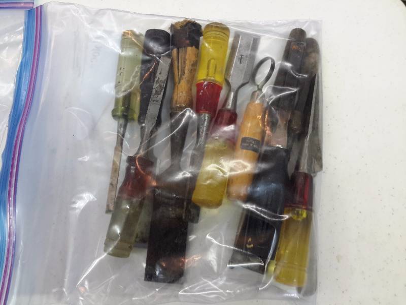 Chisels and Cutting Tools.. Glass Cutters etc.