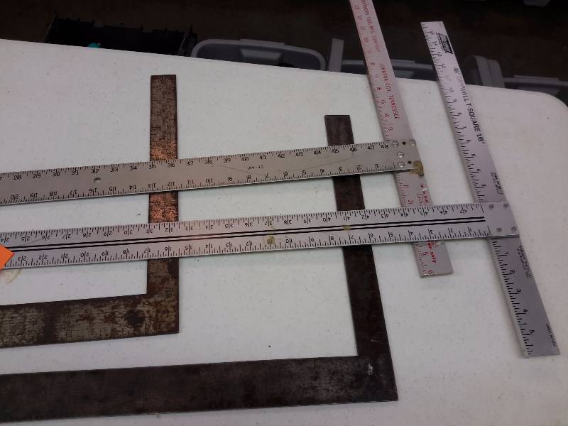 Dry Wall and 45 degree squares as pictured