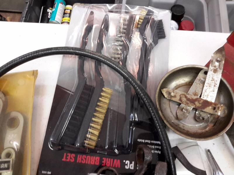 Misc. Items as pictured.. Including a Heavy Anvil made from Railroad track.