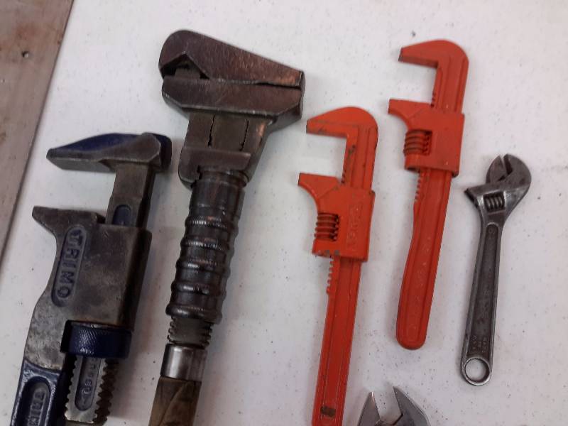 2 model A Wrenches and 2 Large OLDER LARGE wrenches