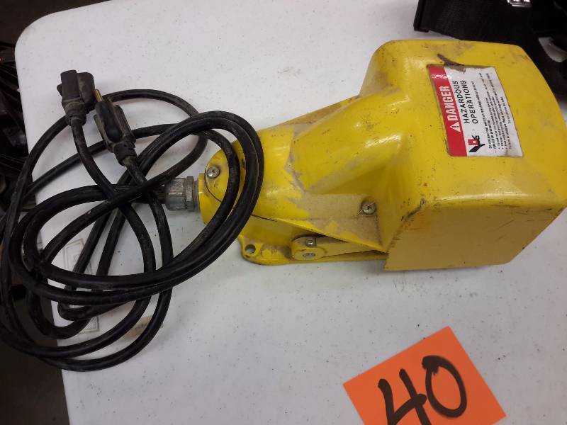 Foot peddle control