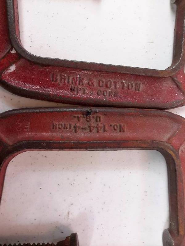 Brinks and Cotton C Clamps