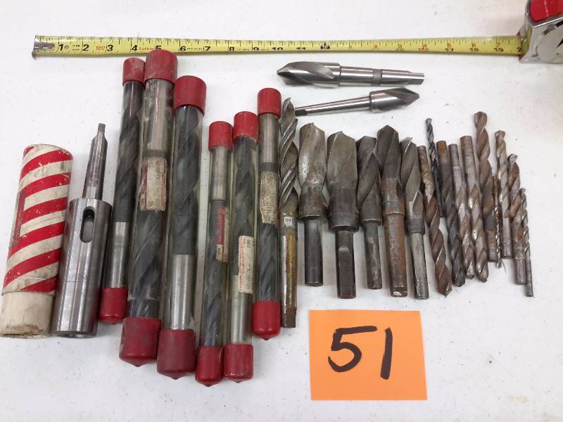 Morse Taper and Straight Shank Drill bits  No 2 to No 3 Morse Taper adapter