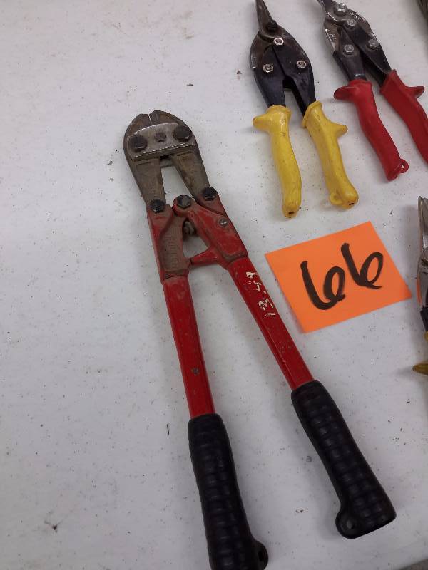 Lot of Shears and bolt cutter