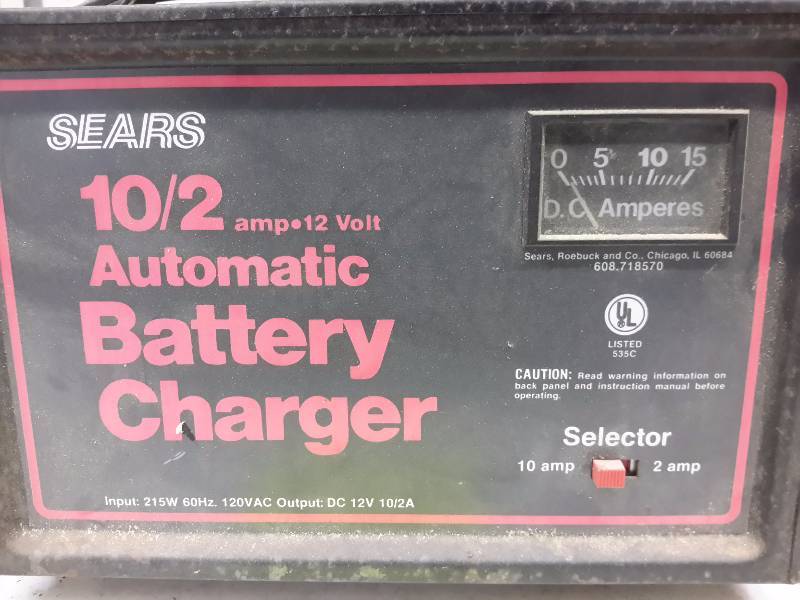102 Sears Automatic Battery Charger