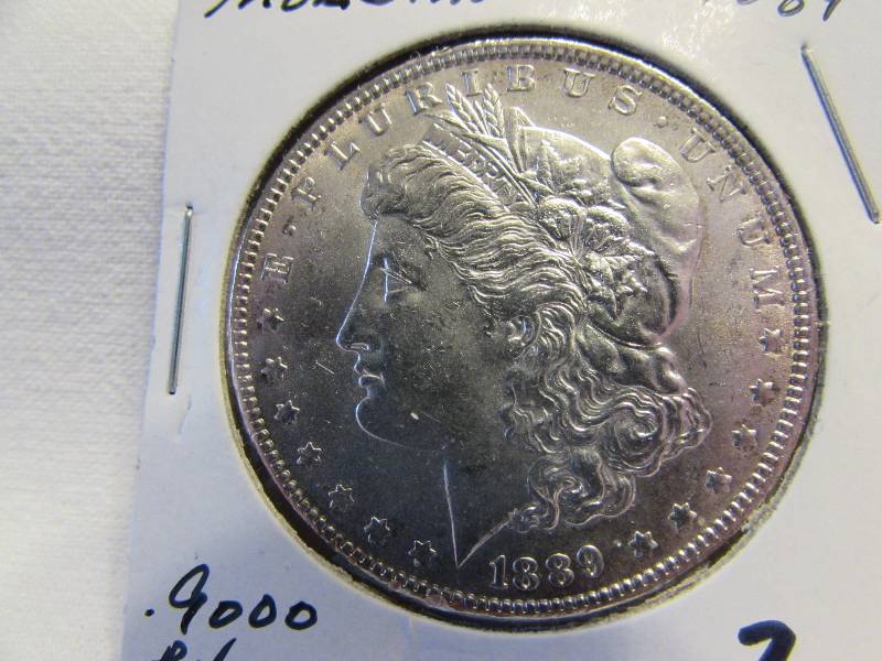 1889 Morgan Silver Dollar, Brilliant Uncirculated