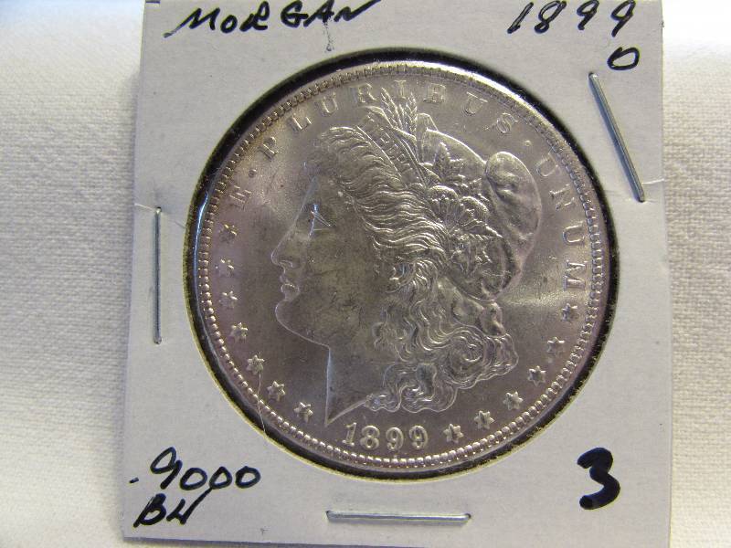1899 O Morgan Silver Dollar, Brilliant Uncirculated
