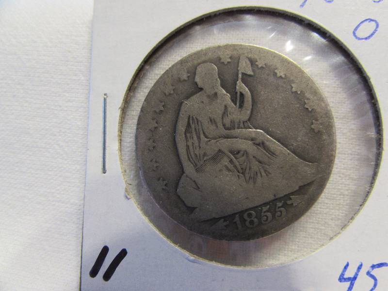 1855 O Seated Half Dollar