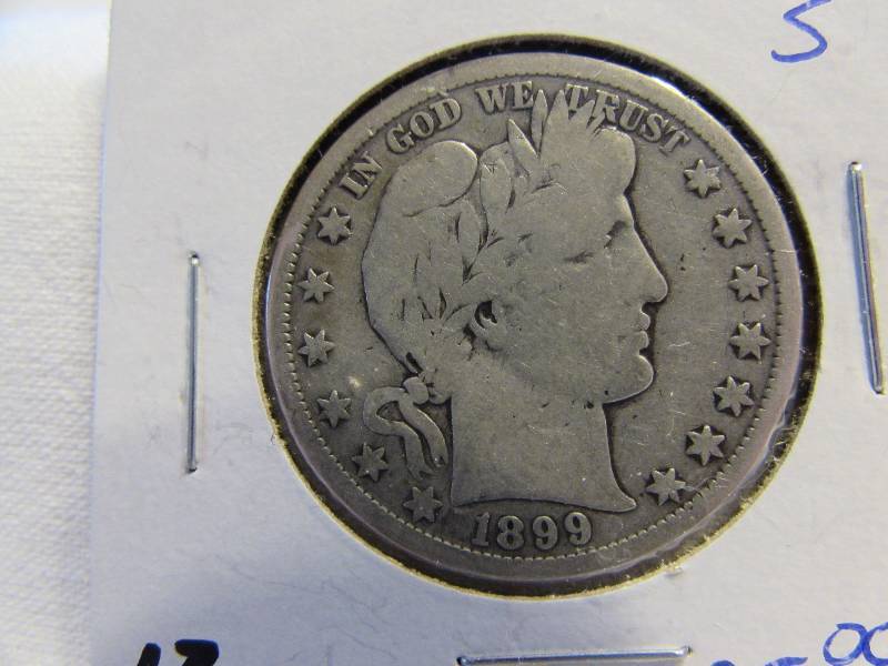 1899 S Half Dollar