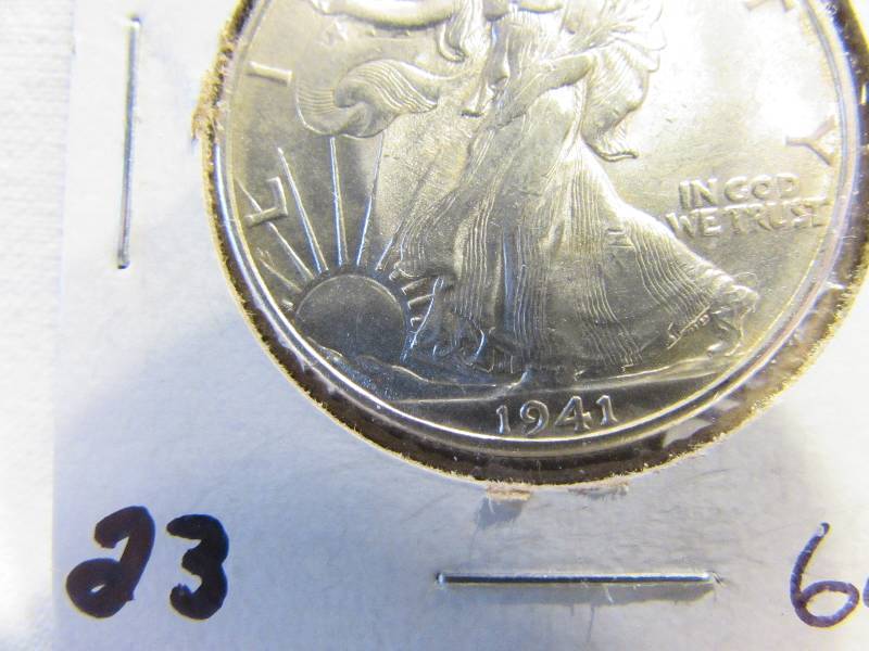 1941 D BU Walking Liberty Half Dollar