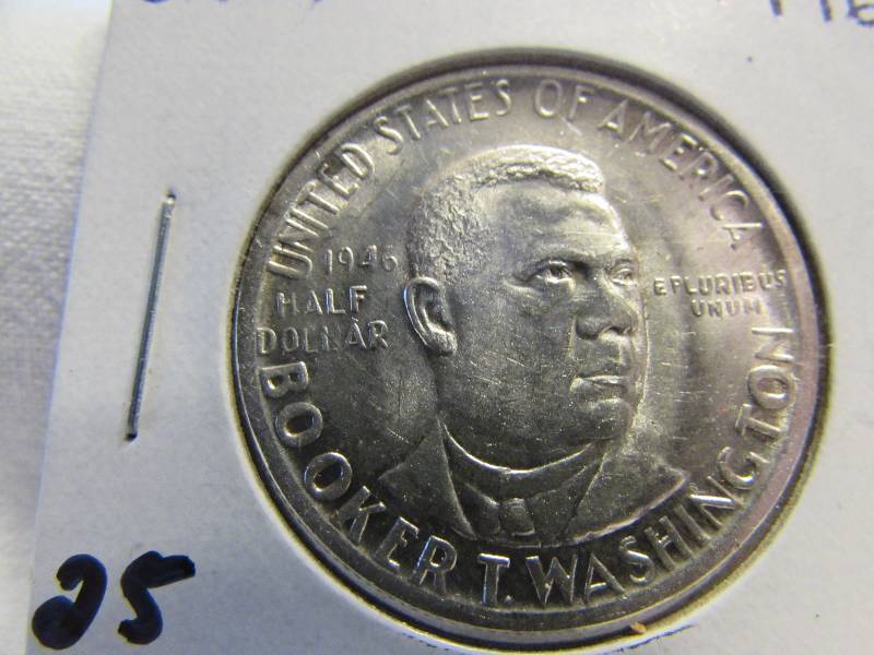 1946 Booker T Washington BU Commemorative Half Dollar