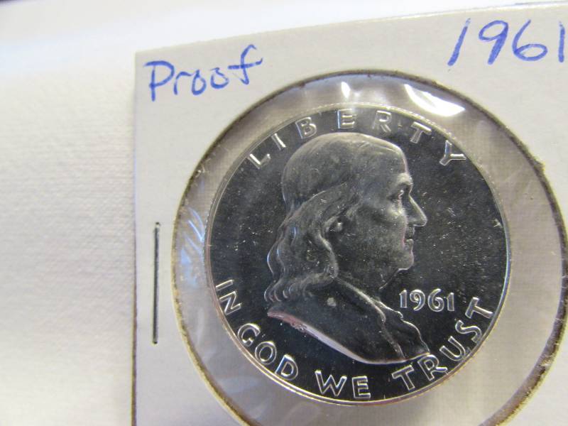 1961 Proof Franklin Half Dollar