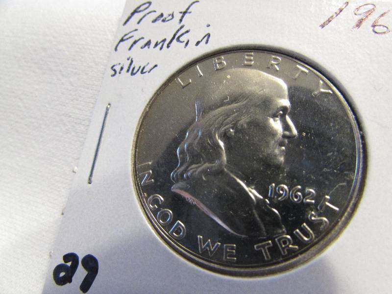 1962 Proof Franklin Half Dollar