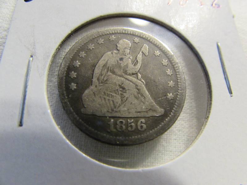 1856 VG Seated Liberty Quarter