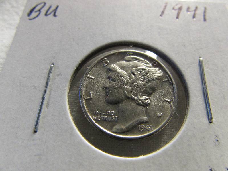 1941 BU Mercury Dime