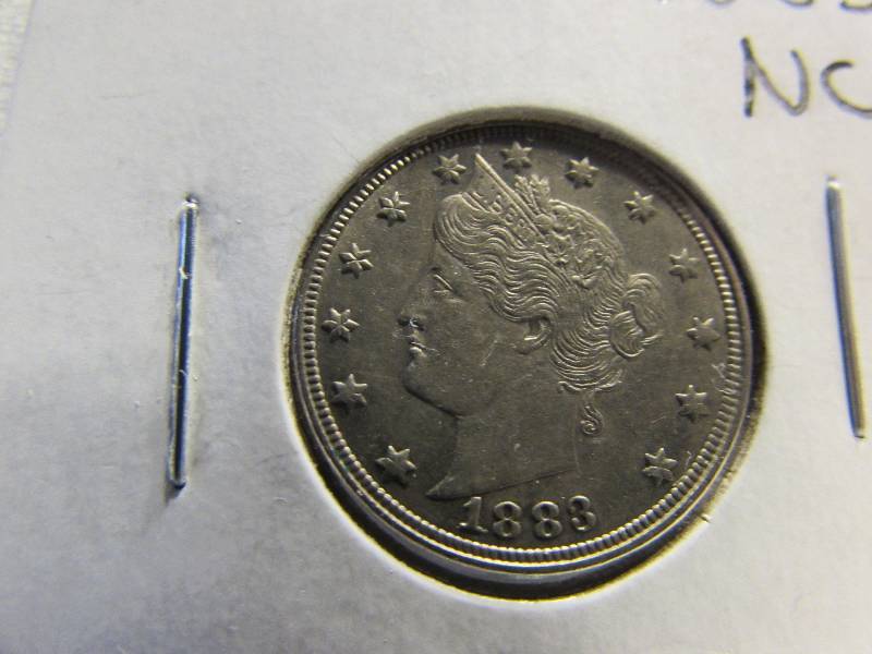 1883 no cents BU Liberty Nickel, very nice coin