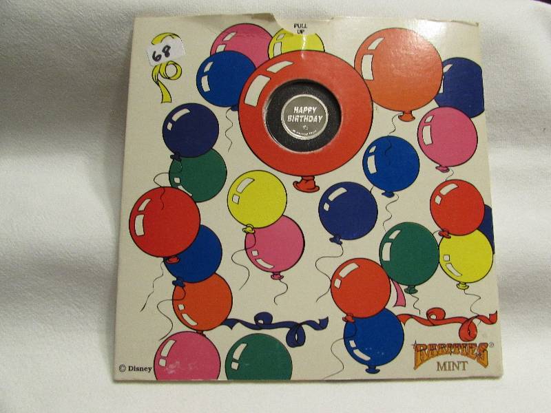 Mickey Mouse HAPPY BIRTHDAY 110 oz Silver .999