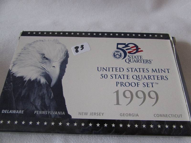 1999 Proof State Quarter Set