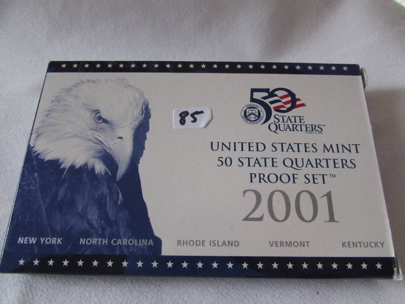 2001  Proof State Quarter Set
