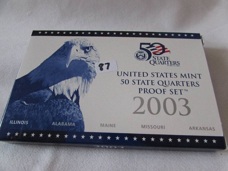 2003  Proof State Quarter Set