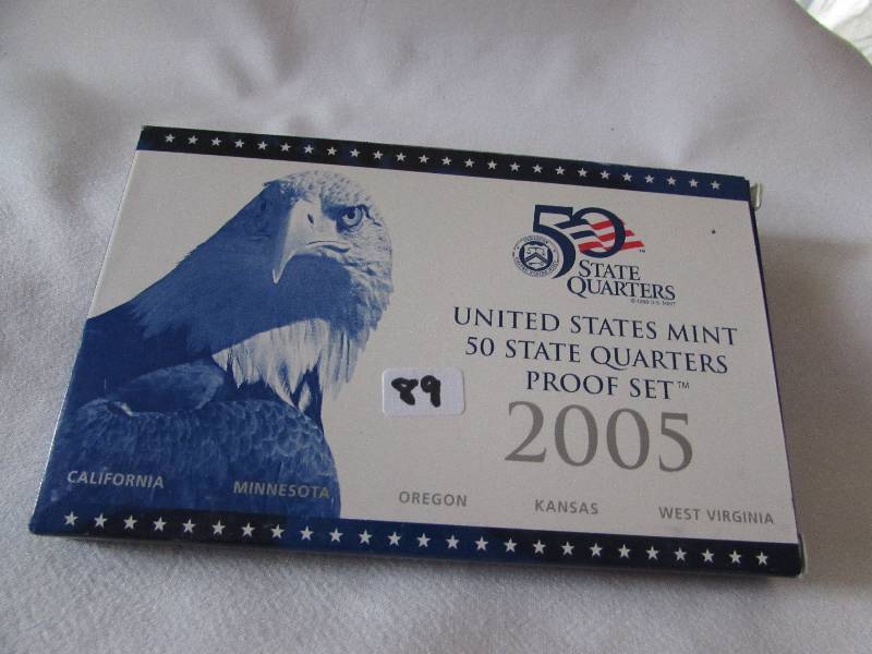 2005  Proof State Quarter Set