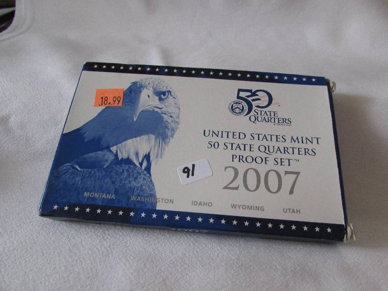 2007  Proof State Quarter Set