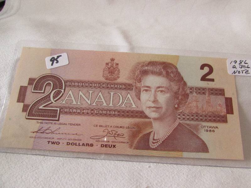 1986 2 Dollar Canada Unc