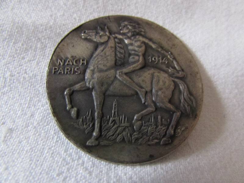 1914 Uncirculated Silver French Medal