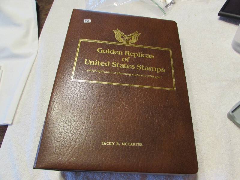 Golden Replicas of Stamps, United States, 61 Total Gold stamps