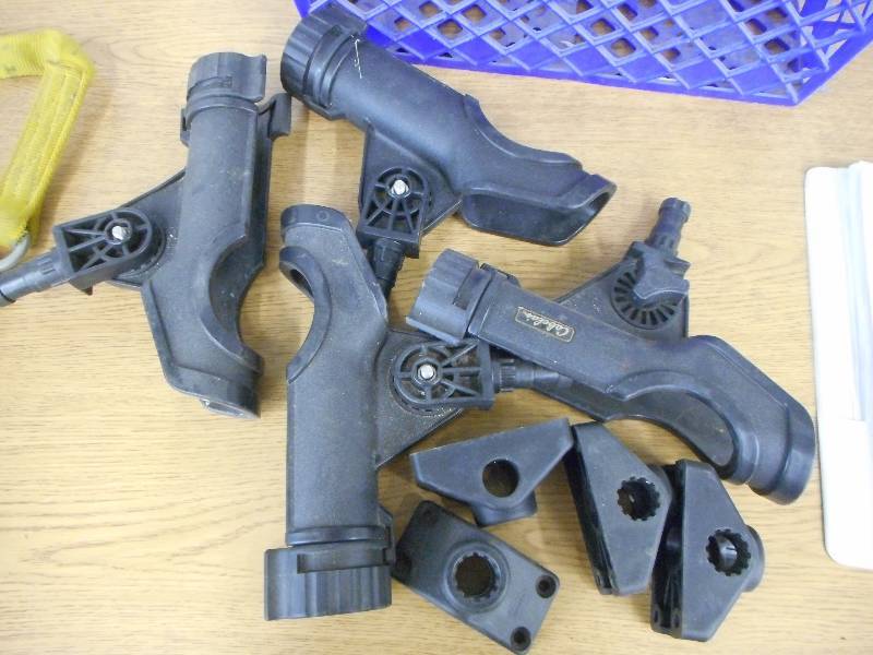 lot 74 image: (4) CABELAS ROD HOLDERS