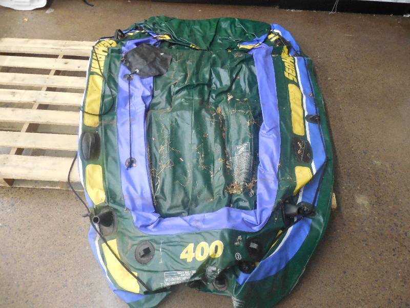 lot 83 image: SEAHAWK 12 FOOT INFLATABLE BOAT