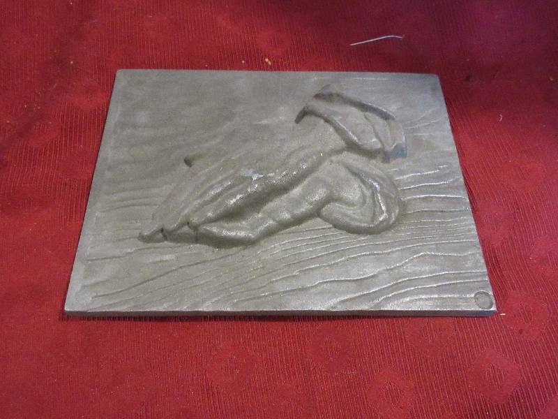 LEAD MOLDED PRAYING HANDS