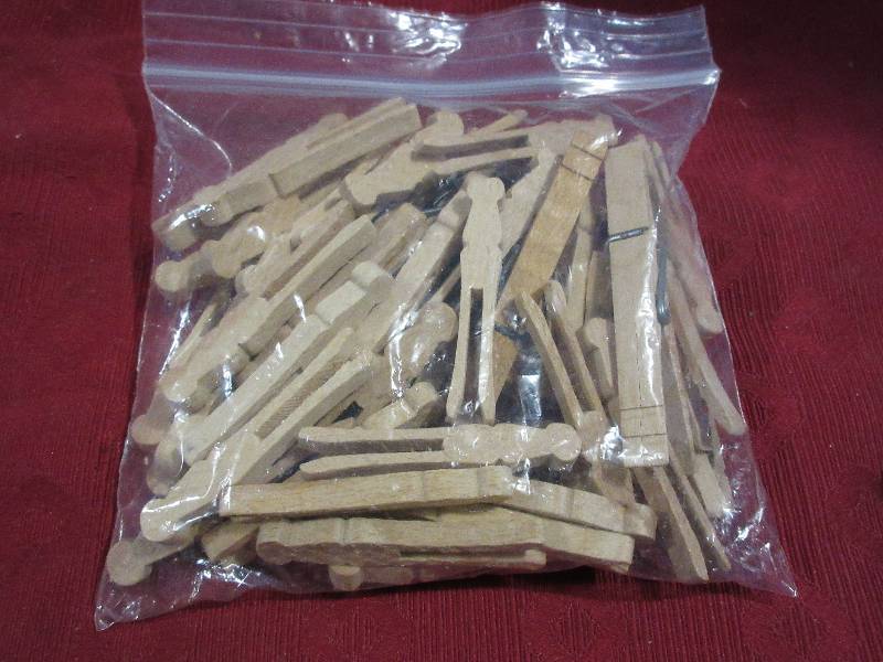 WOODEN CRAFTING CLIPS