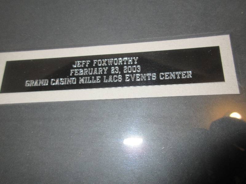SIGNED JEFF FOXWORTHY PICTURE