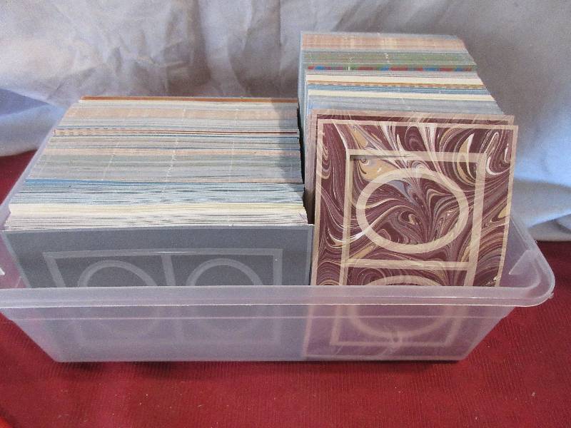 BOX OF CRAFTING PUNCH OUTS