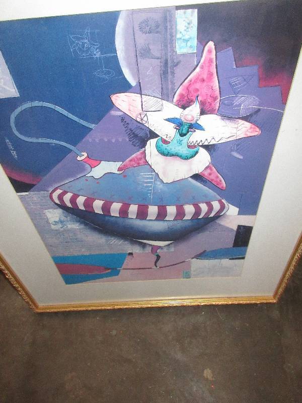 LARGED FRAMED PRINT