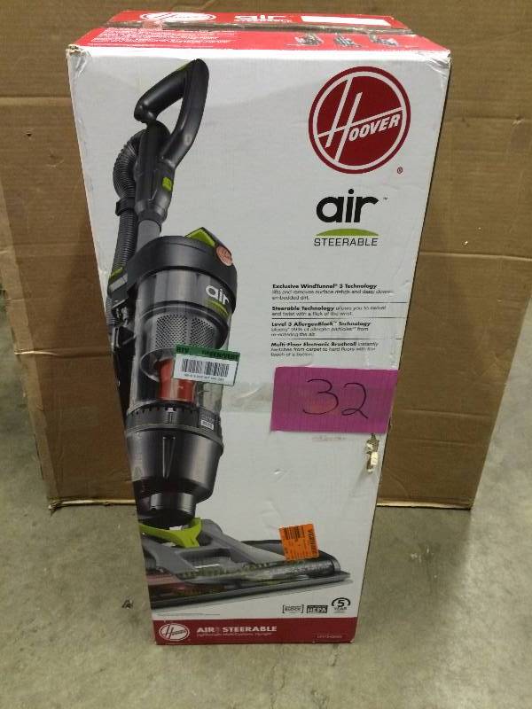lot 32 image: Hoover Air Vacuum Like  New Tested works