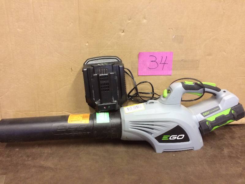 lot 34 image: Ego 56V Cordless Blower Tested Works