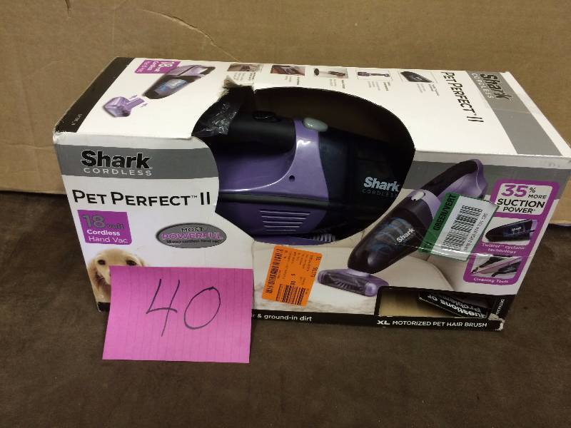 lot 40 image: Shark Pet Perfect II used tested works