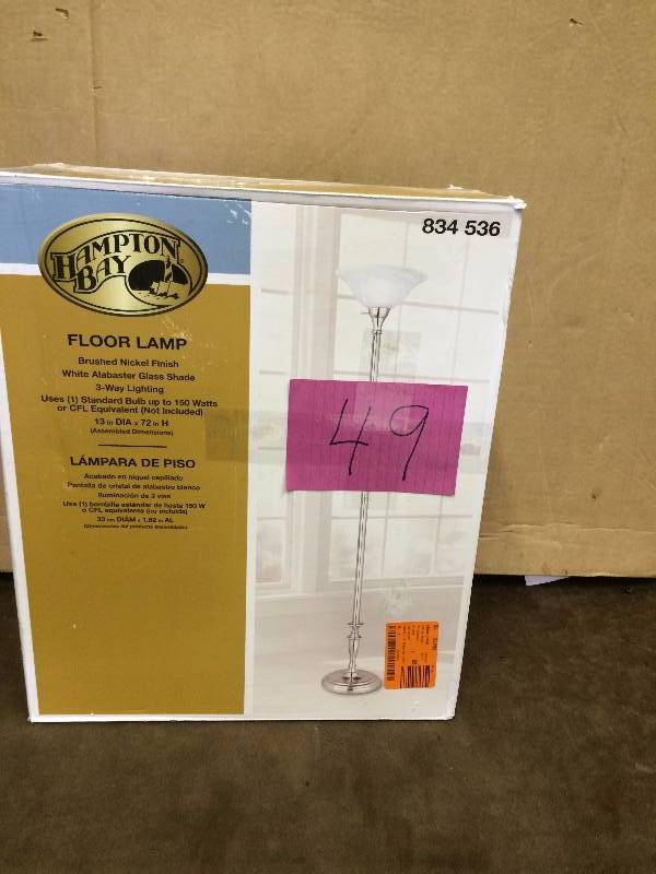 lot 49 image: Floor Lamp 834 536 New