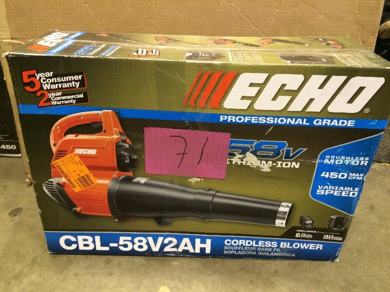 lot 71 image: Echo CBL-58V2AH Blower Used Tested Works